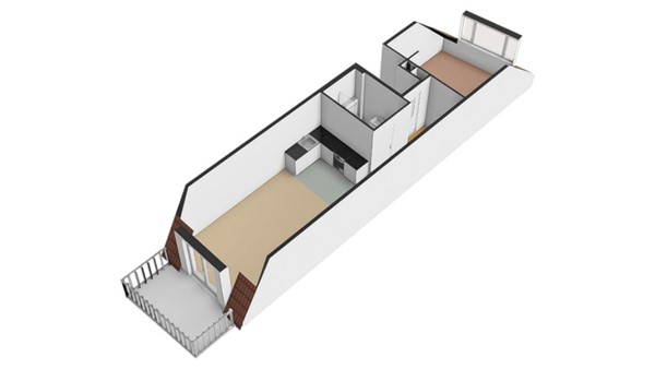 Floorplan - Kleinesingel 25C, 3572 CG Utrecht