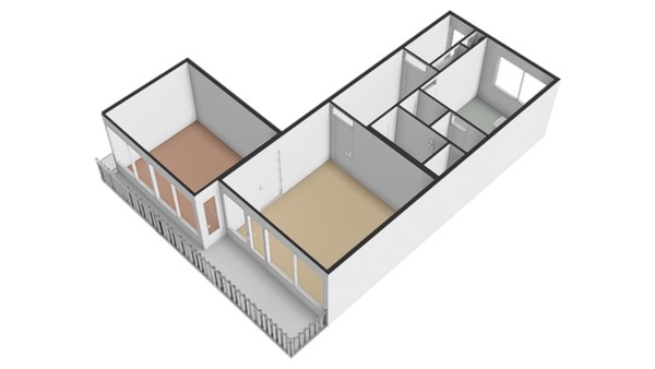 Floorplan - Rubicondreef 196, 3561 JH Utrecht