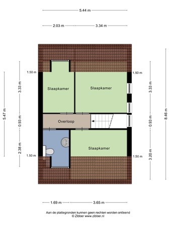 Floorplan - De Vennen 183, 9541 LK Vlagtwedde