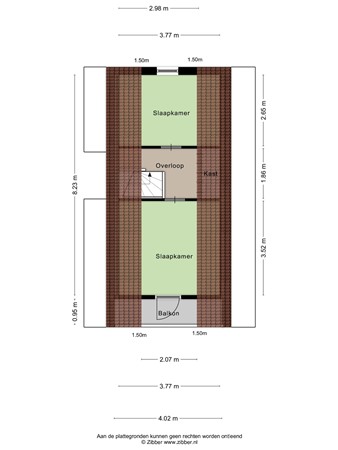 Floorplan - Heuvelweg 61, 9541 XS Vlagtwedde