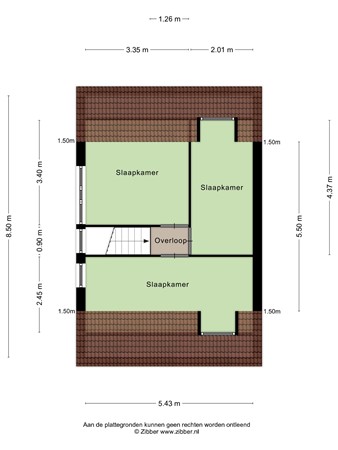 Floorplan - De Vennen 32, 9541 LB Vlagtwedde