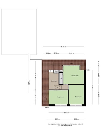 Floorplan - Schoollaan 12, 9635 TT Noordbroek