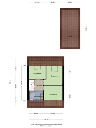 Floorplan - Valkenhorst 68, 9932 LR Delfzijl