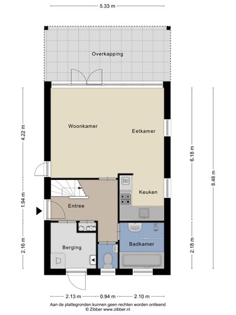 Floorplan - De Vennen 150, 9541 LD Vlagtwedde