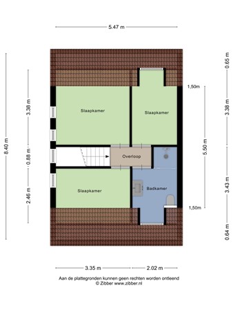 Floorplan - De Vennen 135, 9541 LJ Vlagtwedde