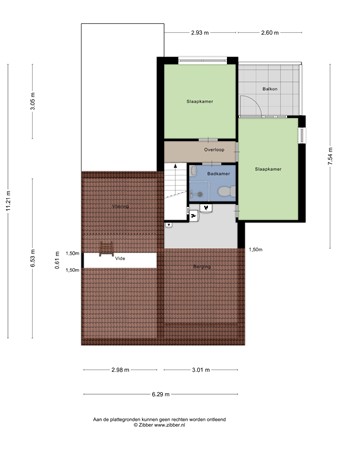Floorplan - Nieuwe Parklaan 4, 9541 LA Vlagtwedde