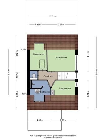 Floorplan - De Vennen 164, 9541 LE Vlagtwedde