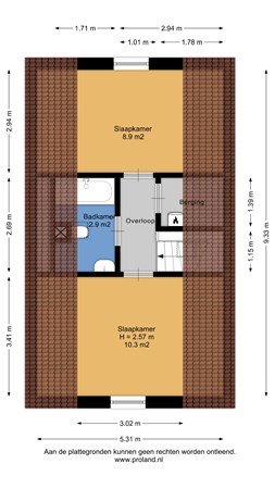 Floorplan - Verlengde Vennen 26, 9541 ZC Vlagtwedde