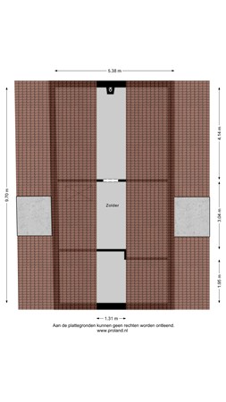 Floorplan - Kerkstraat 26, 9945 SE Wagenborgen