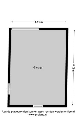 Floorplan - Kerkstraat 26, 9945 SE Wagenborgen