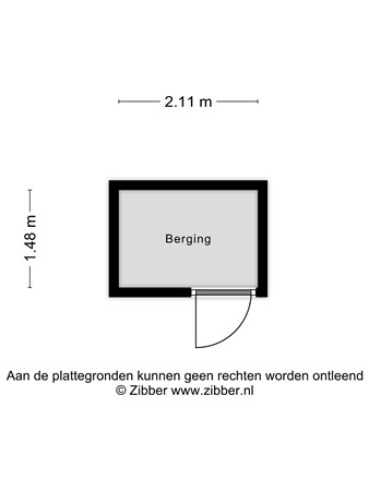 Van Heemskerckstraat 2, 9726 GK Groningen - 443464_2D_Berging_Van_Heemskerckstraat_2_Groningen_02.jpg