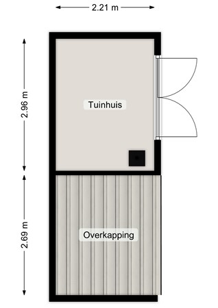 Halbe Wiersemaweg 6, 9365 TB Niebert - Tuinhuis - 2D.jpg