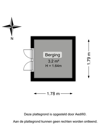 De Overtoom 5, 9613 CK Meerstad - Berging - 2D.jpg