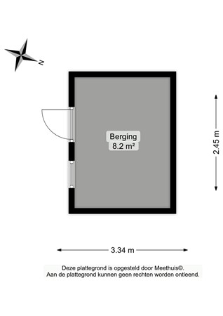 Hendrik de Vriesstraat 3, 9744 AZ Groningen - Berging - 2D.jpg
