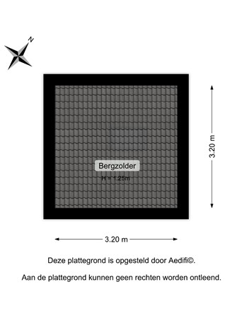 Kaag 13, 9801 RE Zuidhorn - Bergzolder - 2D.jpg