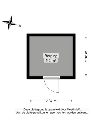 De Kaai 90, 9723 LE Groningen - Berging - 2D.jpg