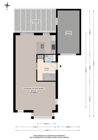 Kleine Hoorn 18, 9363 EW Marum - Begane grond - 2D.jpg