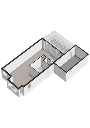 Kleine Hoorn 18, 9363 EW Marum - Begane grond - 3D.png
