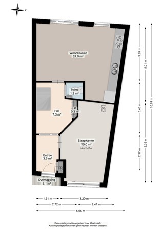 Regentessestraat 65, 9717 MG Groningen - Begane grond - 2D.jpg
