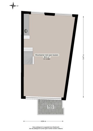 Regentessestraat 65, 9717 MG Groningen - Eerste verdieping - 2D.jpg