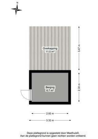 W F de Boerstraat 26, 9367 RT De Wilp - Berging - 2D.jpg