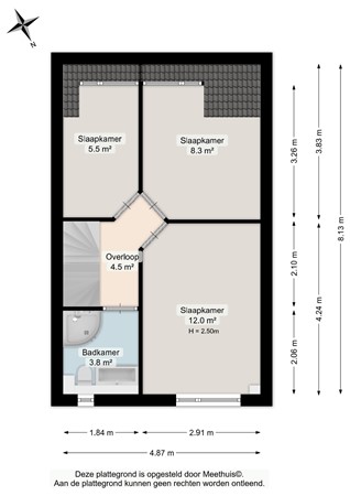 Mudaheerd 146, 9737 XG Groningen - Eerste verdieping - 2D.jpg