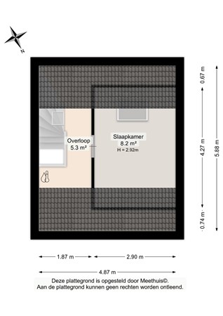 Mudaheerd 146, 9737 XG Groningen - Tweede verdieping - 2D.jpg