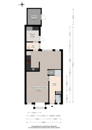 Buurlandt 5, 9363 AW Marum - Begane grond - 2D.jpg