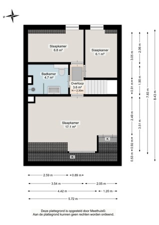 Buurlandt 5, 9363 AW Marum - Eerste verdieping - 2D.jpg