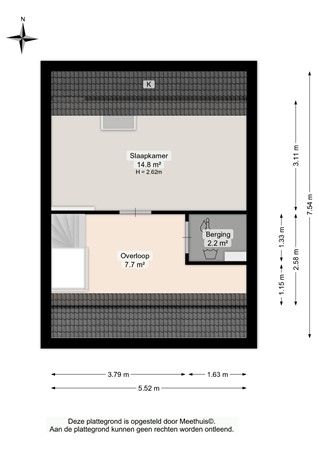 Mudaheerd 2, 9737 SW Groningen - Tweede verdieping - 2D.jpg