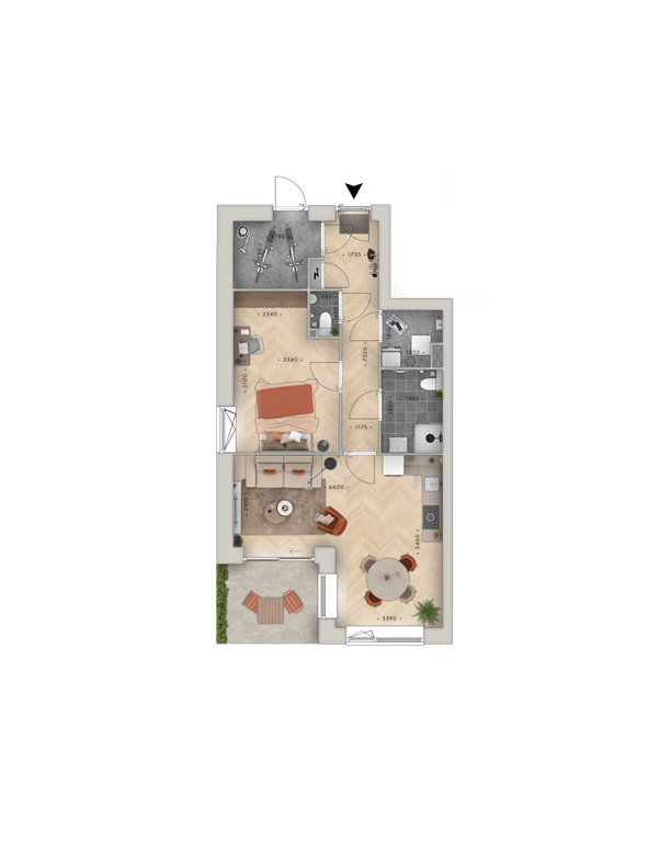 mediumsize floorplan