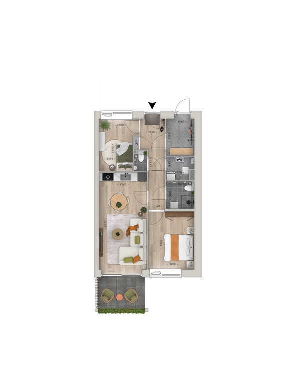 mediumsize floorplan