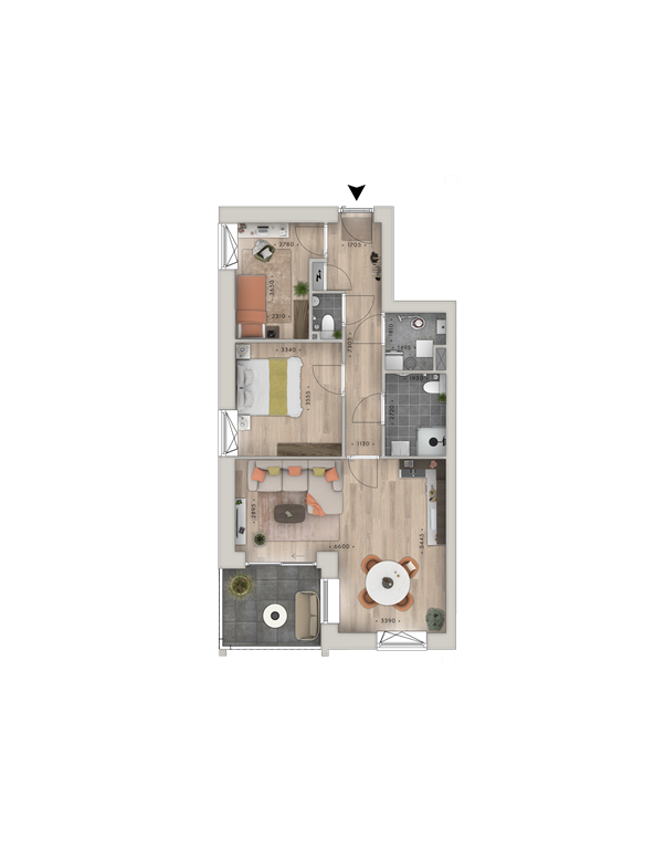 mediumsize floorplan