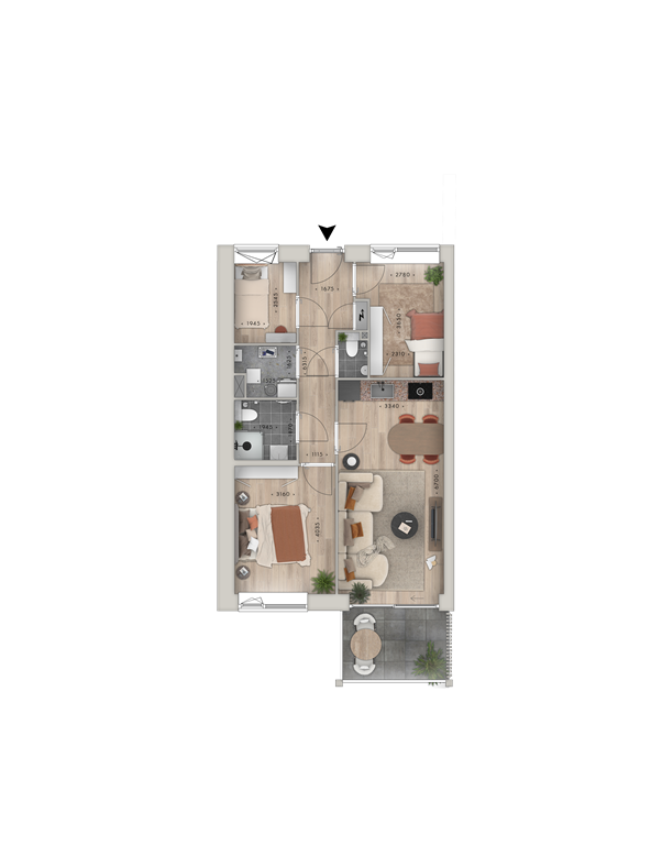 mediumsize floorplan