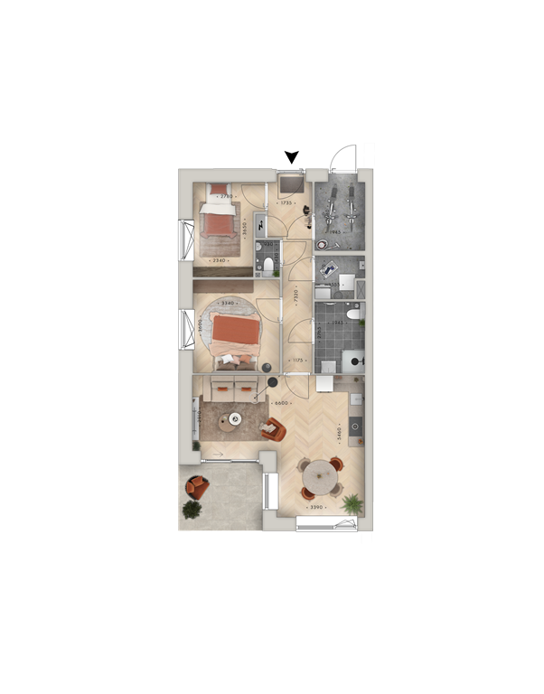 mediumsize floorplan