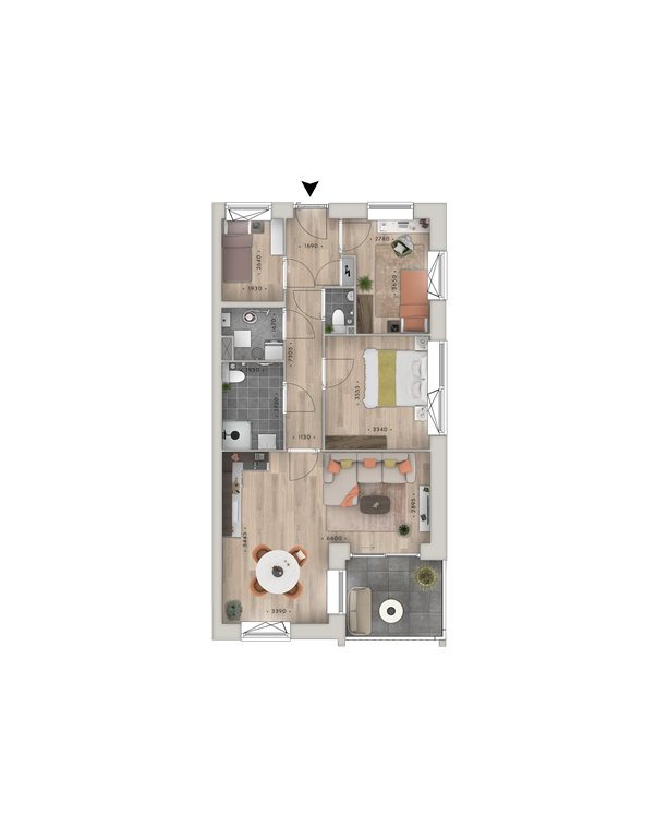 mediumsize floorplan