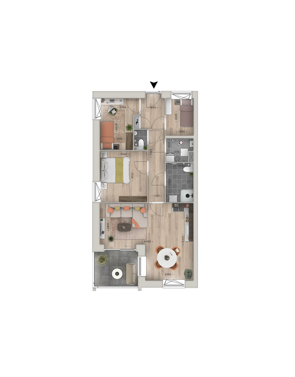 mediumsize floorplan