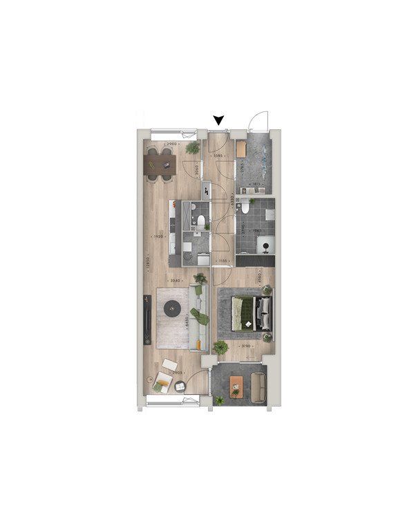 mediumsize floorplan