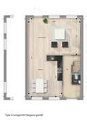 Foto - Woningtype A, tuingericht wonen