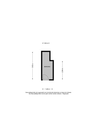 Floorplan - Wielingenstraat 31, 7417 CP Deventer