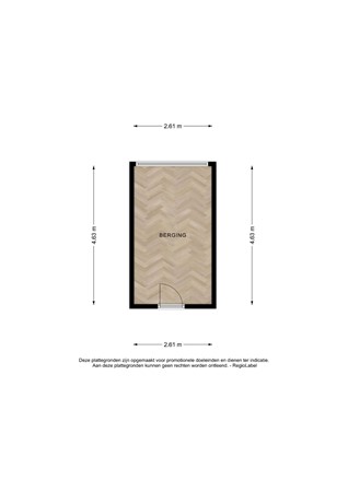 Floorplan - Keizer Frederikstraat 225, 7415 KG Deventer