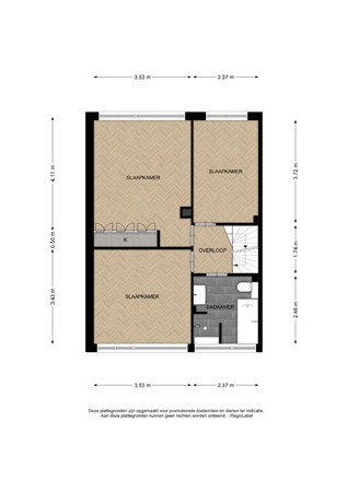 Floorplan - Wittemerslag 9, 8131 WH Wijhe