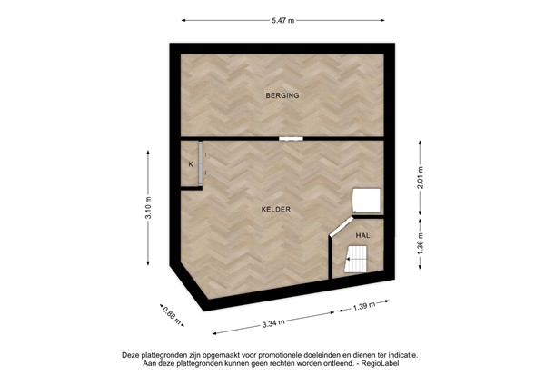 Floorplan - Veenweg 20, 7416 BC Deventer