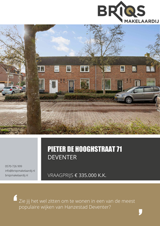 Brochure preview - Pieter de Hooghstraat 71, 7412 RW DEVENTER (1)