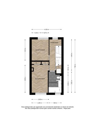 Floorplan - Cartesiusstraat 12, 7412 EP Deventer
