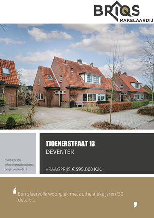 Brochure preview - Tjoenerstraat 13, 7416 XK DEVENTER (2)