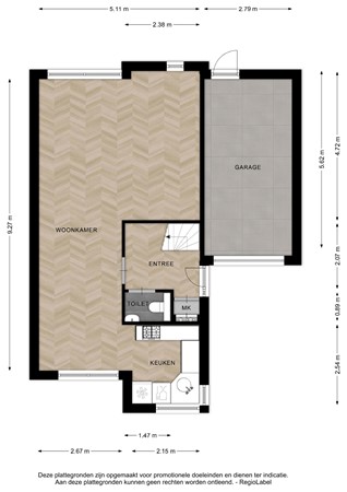 Floorplan - Stoevenbeld 16, 7421 GA Deventer