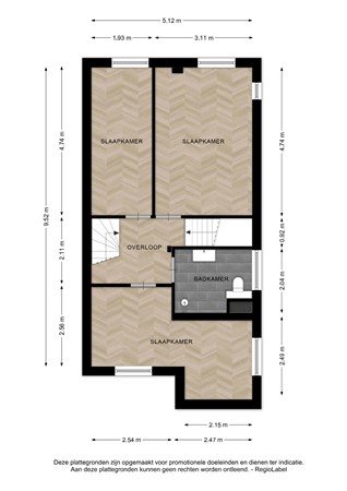 Floorplan - Stoevenbeld 16, 7421 GA Deventer