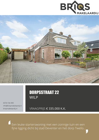 Brochure preview - Dorpsstraat 22, 7384 BH WILP (1)