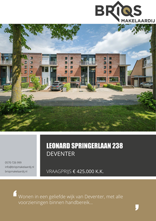 Brochure preview - Leonard Springerlaan 238, 7425 HA DEVENTER (1)